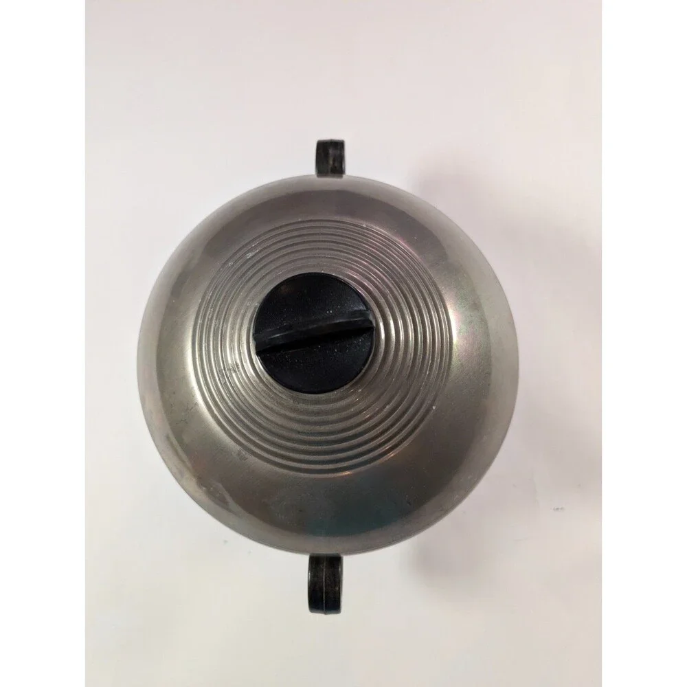 Vintage Enterprise Aluminum Steamer Pot Basket Dome Lid 8.5